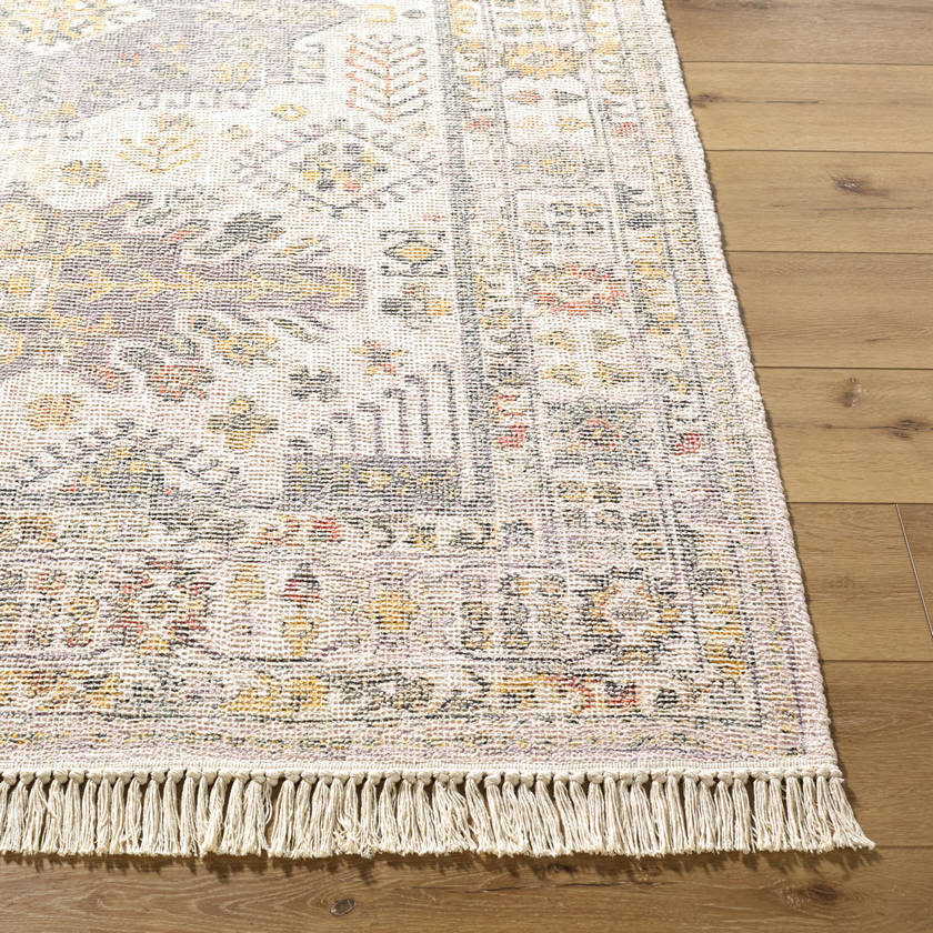 Kjersti Traditional Ivory/Slate Gray Area Rug