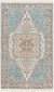 Malak Traditional Teal Area Rug