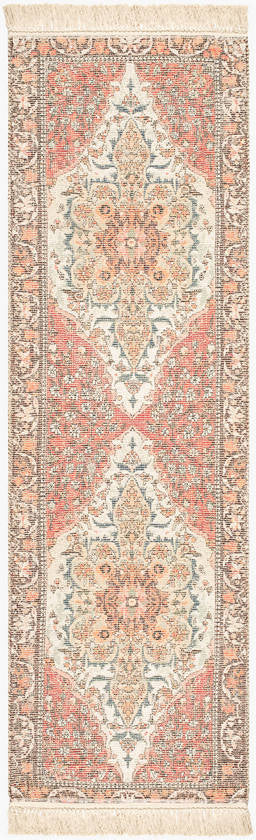 Malak Traditional Terracotta Area Rug