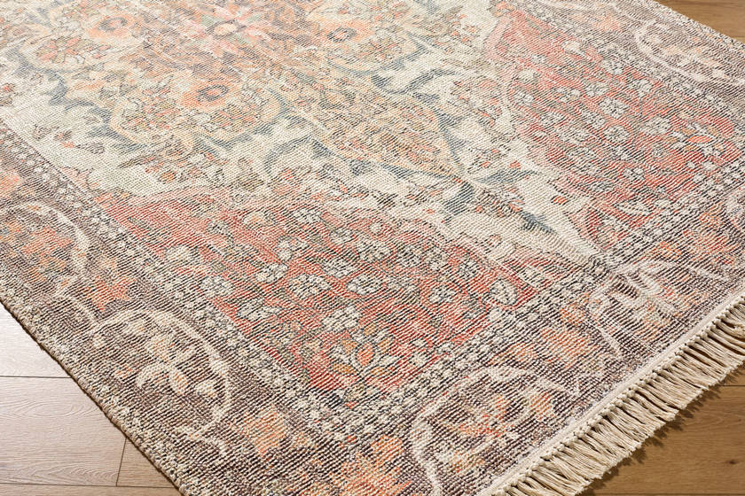 Malak Traditional Terracotta Area Rug