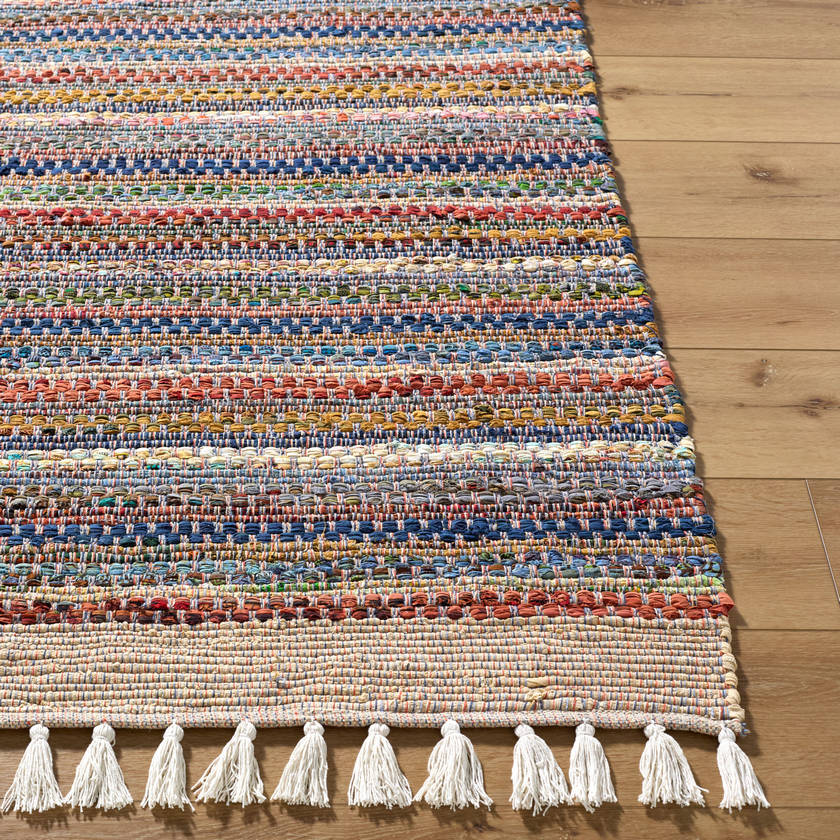 Marybeth Global Rust Area Rug