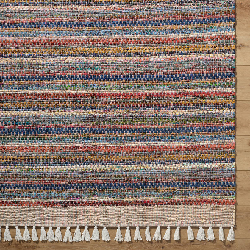 Marybeth Global Rust Area Rug