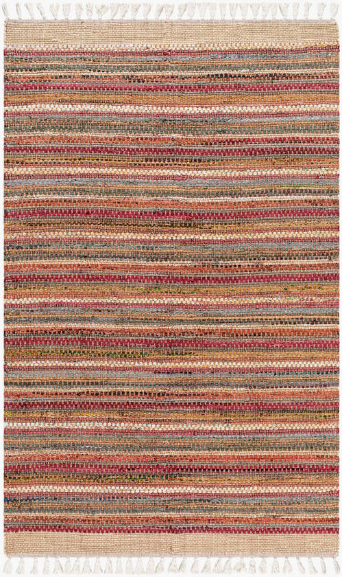 Marybeth Global Crimson  Area Rug
