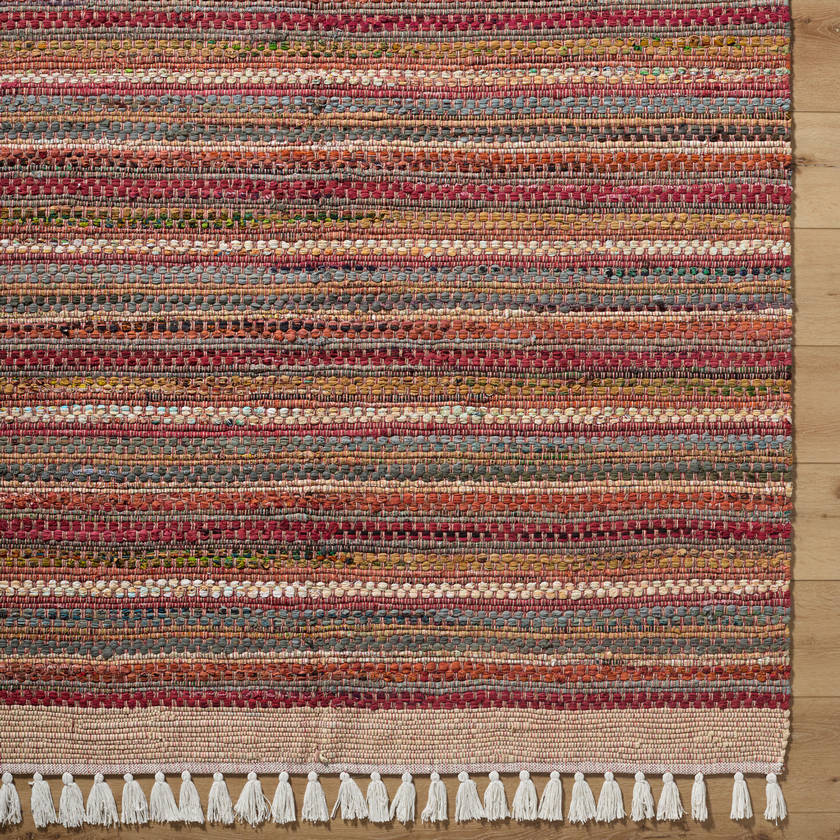 Marybeth Global Crimson  Area Rug