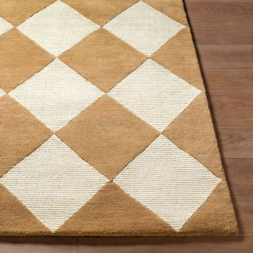 Isaac Modern Tan Area Rug - Vivir x Livabliss