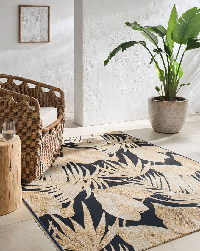 Leroy Coastal Goldenrod Area Rug