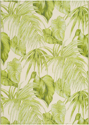 Leroy Coastal Olive Green Area Rug