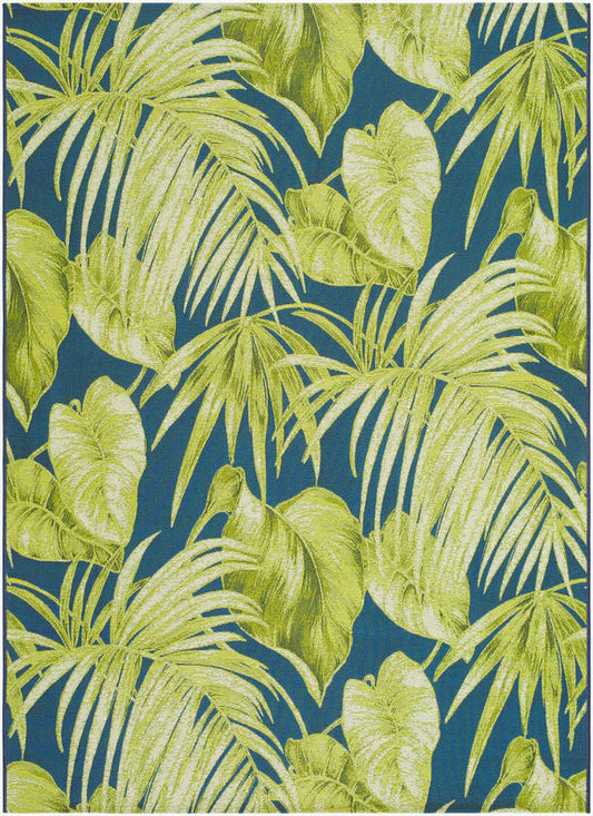 Leroy Coastal Lime Green Area Rug