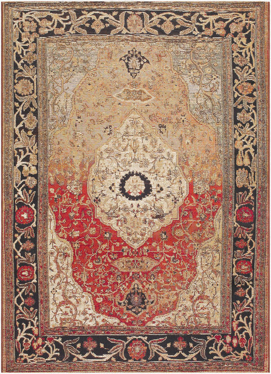 Amando Traditional Crimson Area Rug
