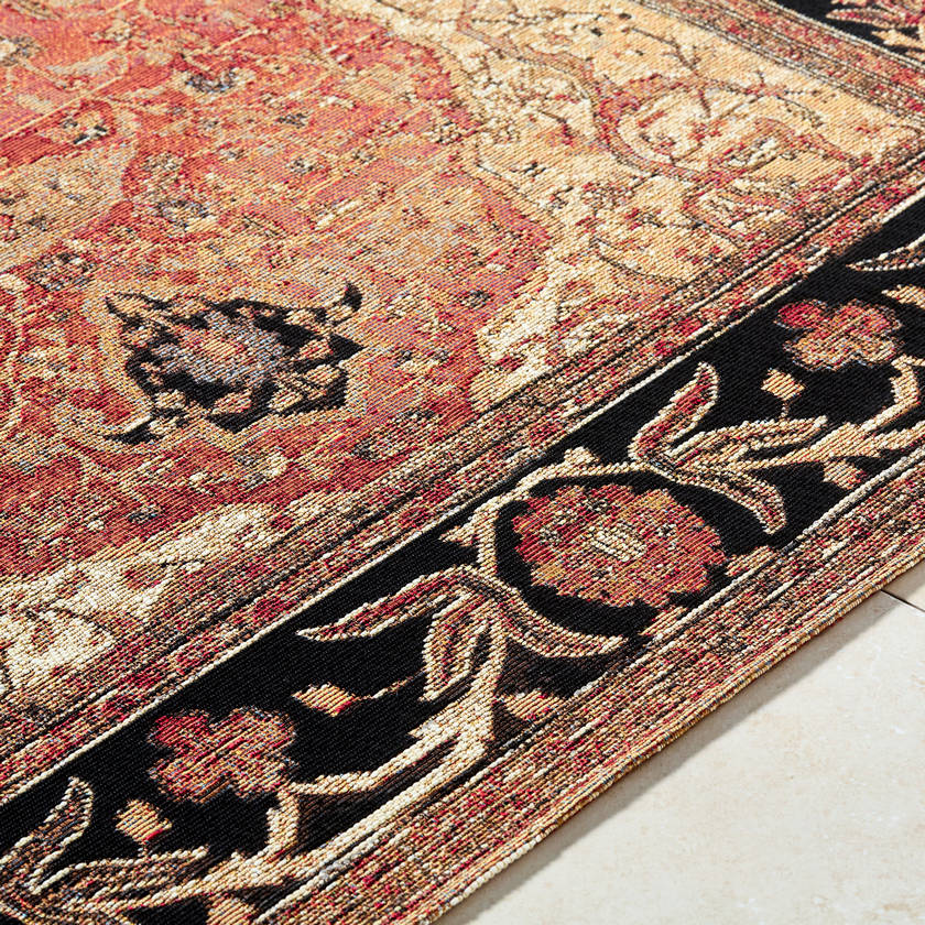 Amando Traditional Crimson Area Rug