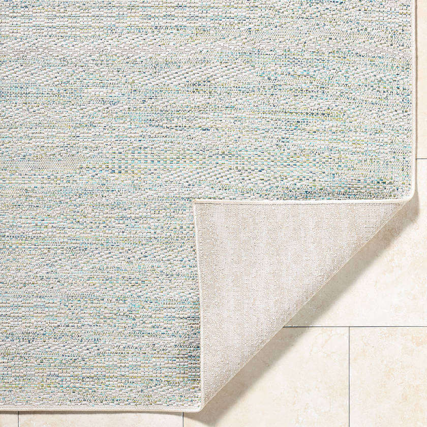 Lonzo Cottage Pale Blue Area Rug