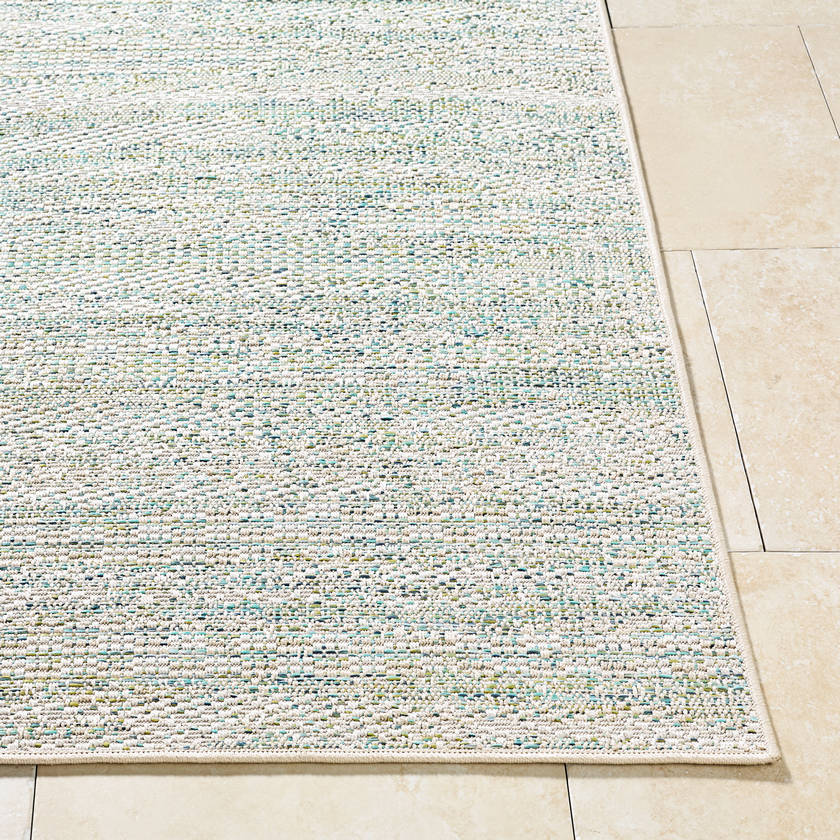 Lonzo Cottage Pale Blue Area Rug