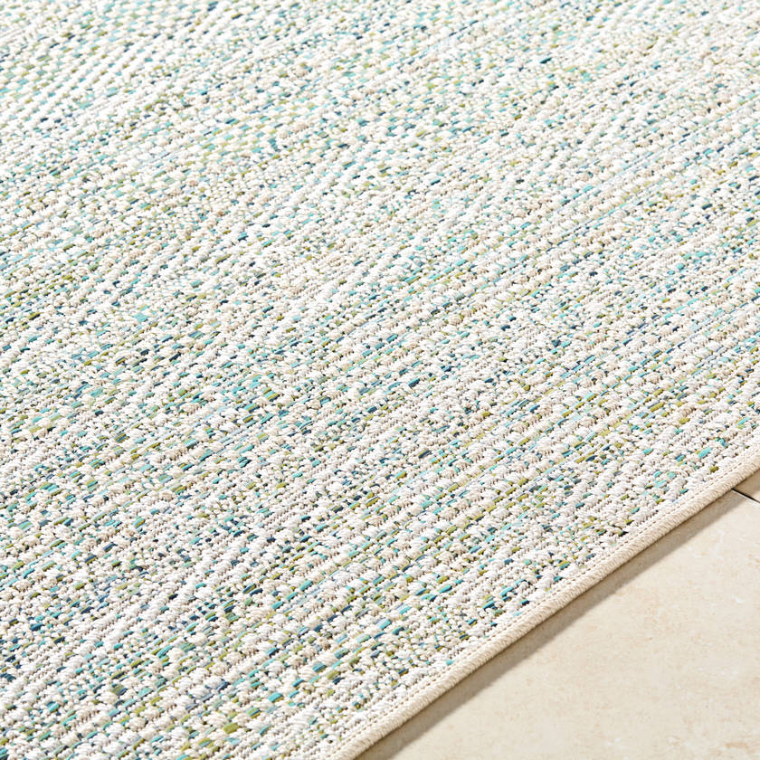 Lonzo Cottage Pale Blue Area Rug