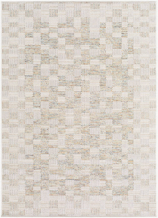 Quason Cottage Light Gray Area Rug