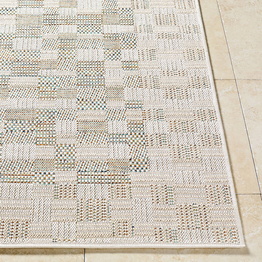 Quason Cottage Light Gray Area Rug