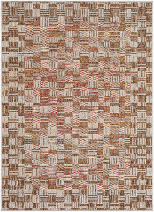 Quason Cottage Terracotta Area Rug
