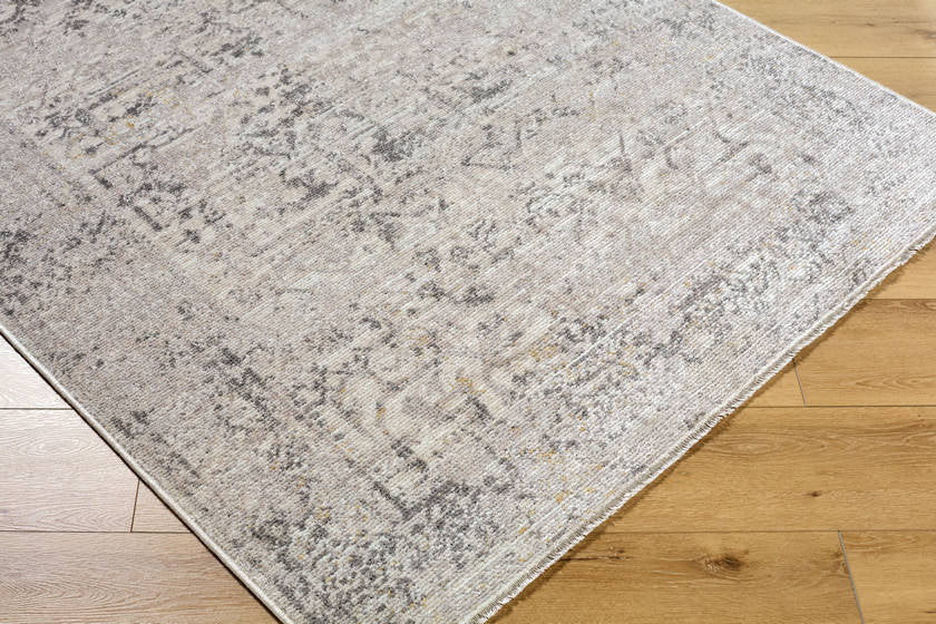 Tiffeney Traditional Charcoal Area Rug