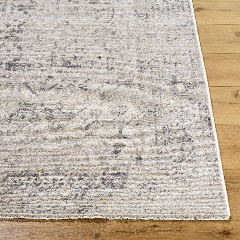 Tiffeney Traditional Charcoal Area Rug