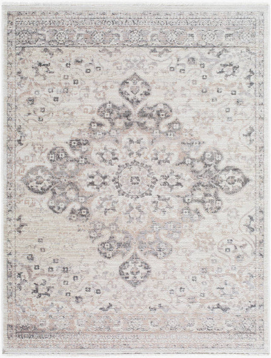 Tarrin Traditional Charcoal Area Rug