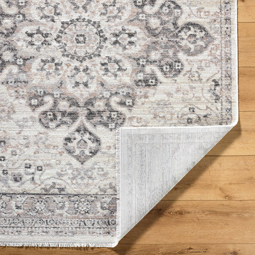 Tarrin Traditional Charcoal Area Rug