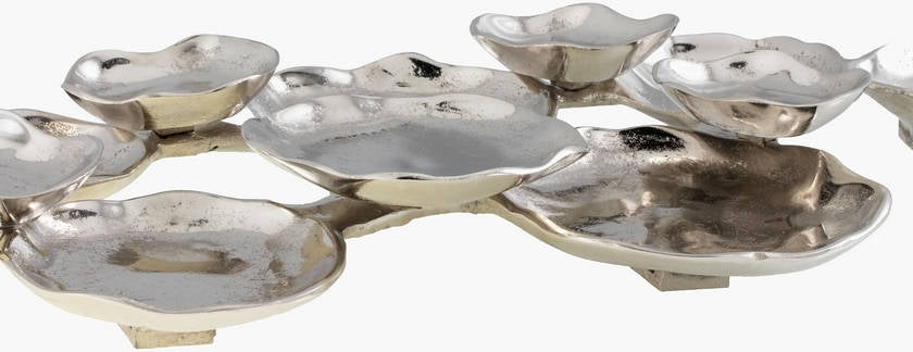 Priscella Metallic - Nickel Wall Art Piece