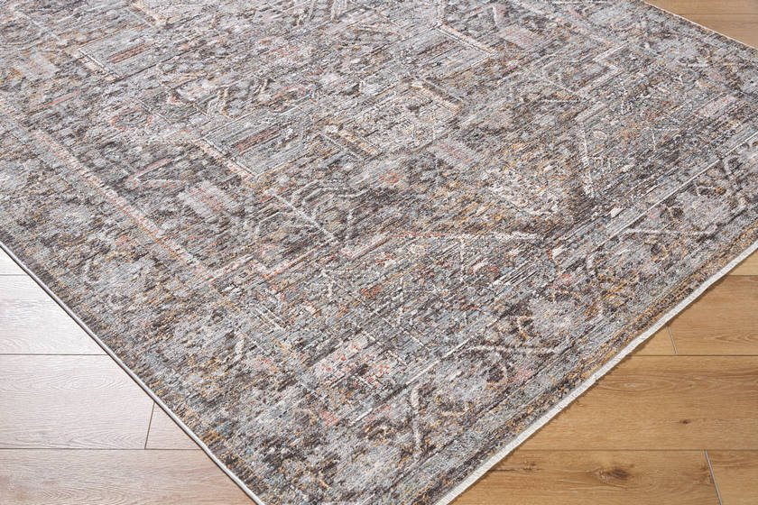 Malea Traditional Gray Area Rug