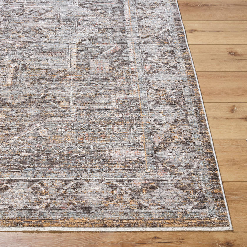 Malea Traditional Gray Area Rug