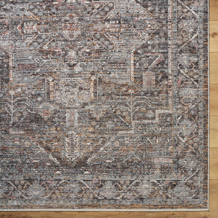 Malea Traditional Gray Area Rug