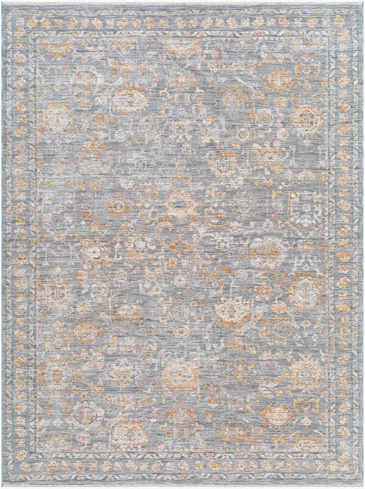 Shelese Traditional Gray Area Rug