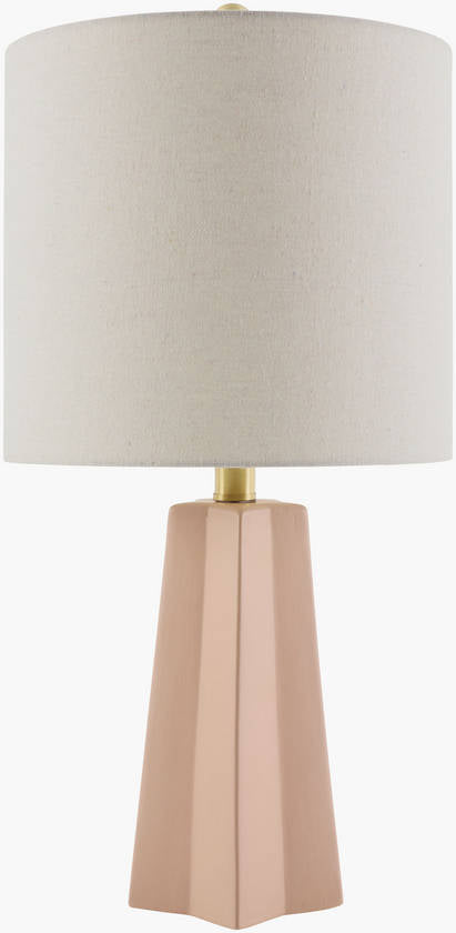 Vanna Modern Blush Table Lamp