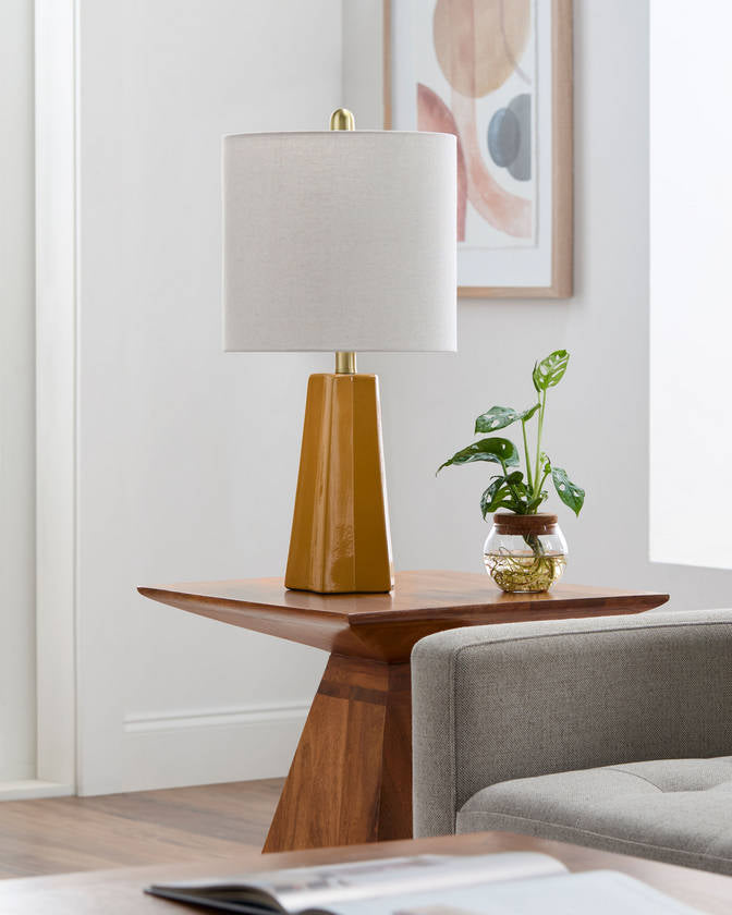 Vanna Modern Orange Table Lamp