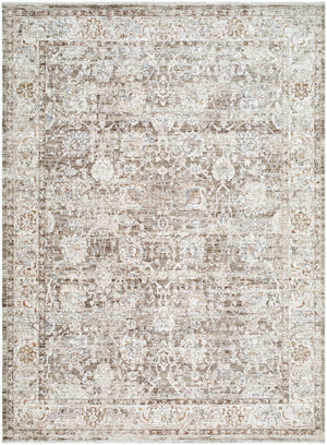Jovita Traditional Dark Brown Area Rug