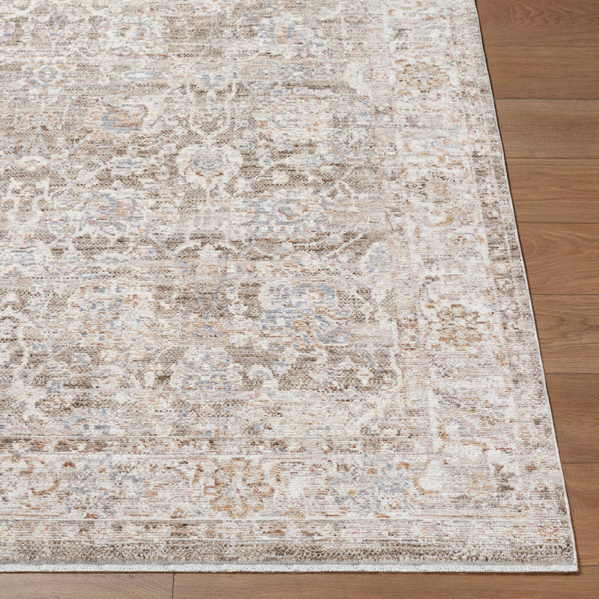 Jovita Traditional Dark Brown Area Rug