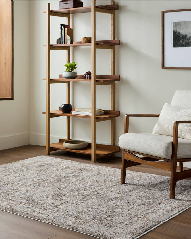 Jovita Traditional Dark Brown Area Rug