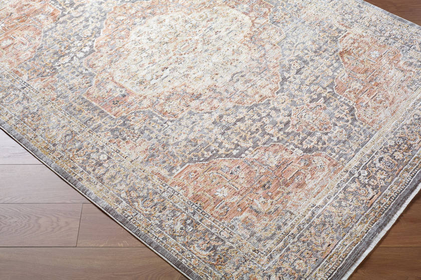 Leopold Traditional Brown Area Rug