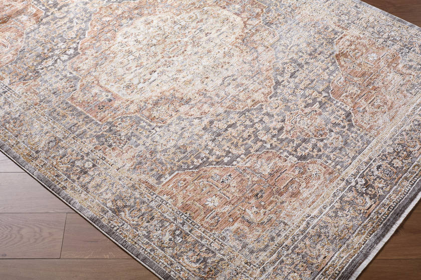 Leopold Traditional Brown Area Rug