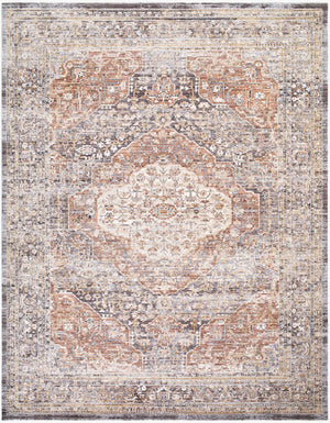 Leopold Traditional Brown Area Rug
