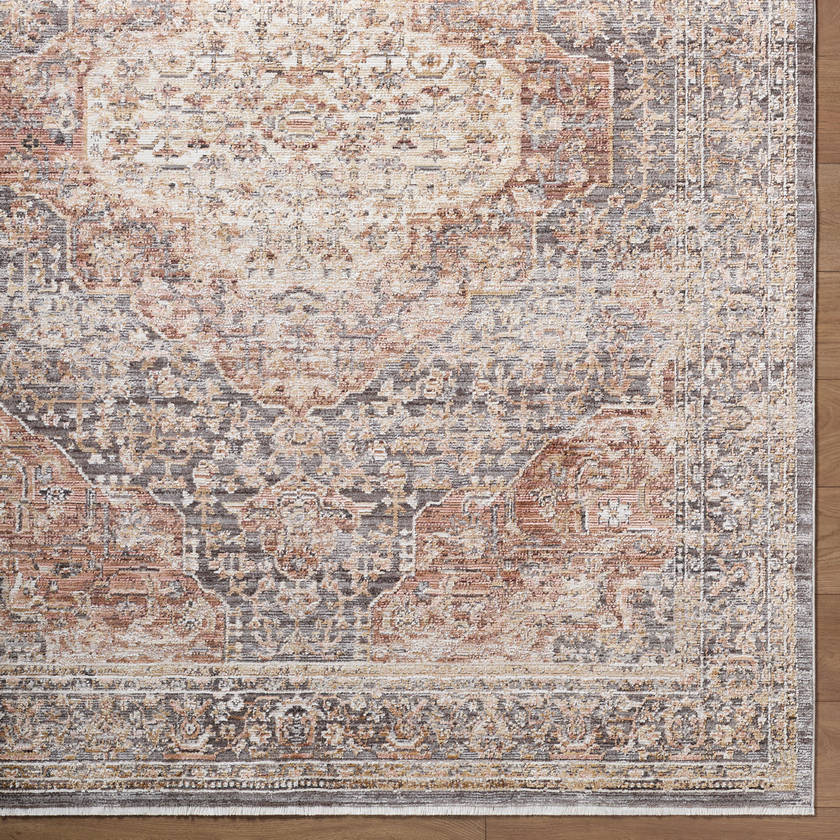 Leopold Traditional Brown Area Rug