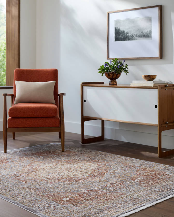 Leopold Traditional Brown Area Rug