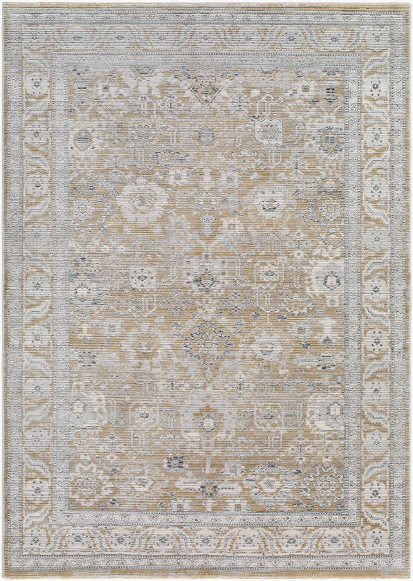 Markeia Traditional Medium Gray Area Rug