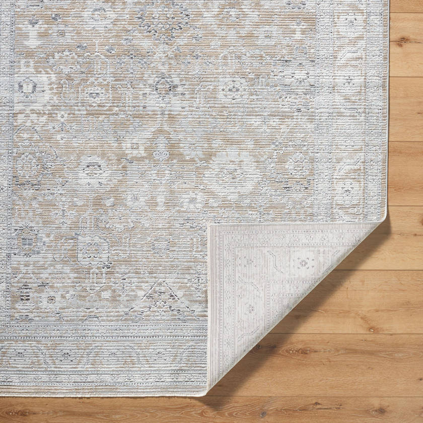 Markeia Traditional Medium Gray Area Rug
