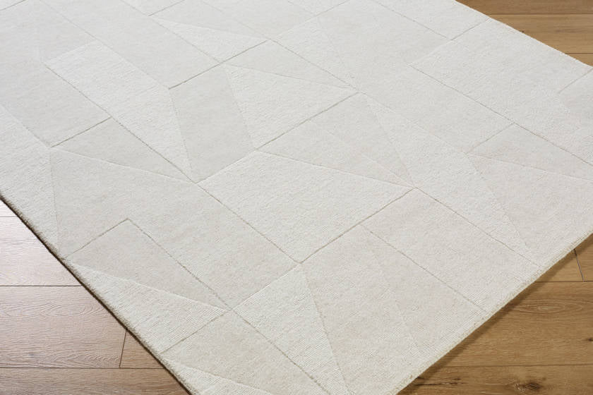 Justen Traditional Light Gray Area Rug