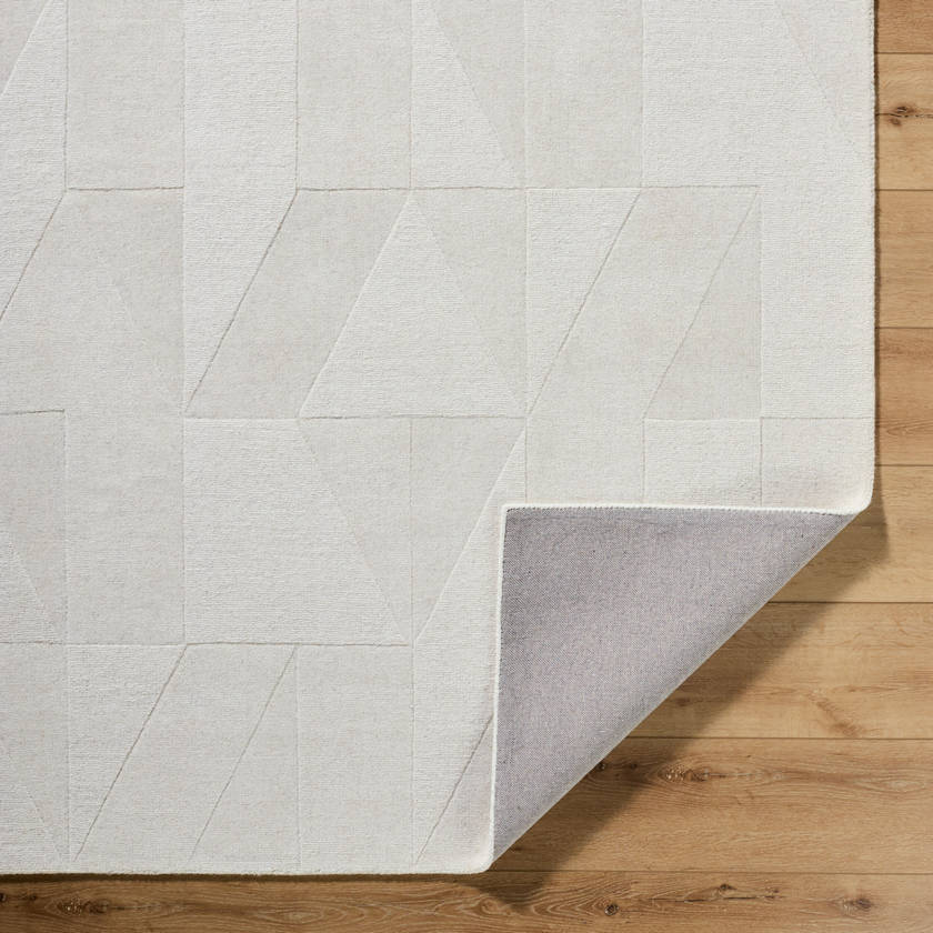 Justen Traditional Light Gray Area Rug