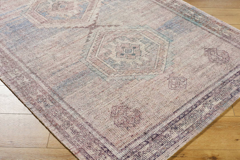 Luverne Traditional Dusty Rose Area Rug