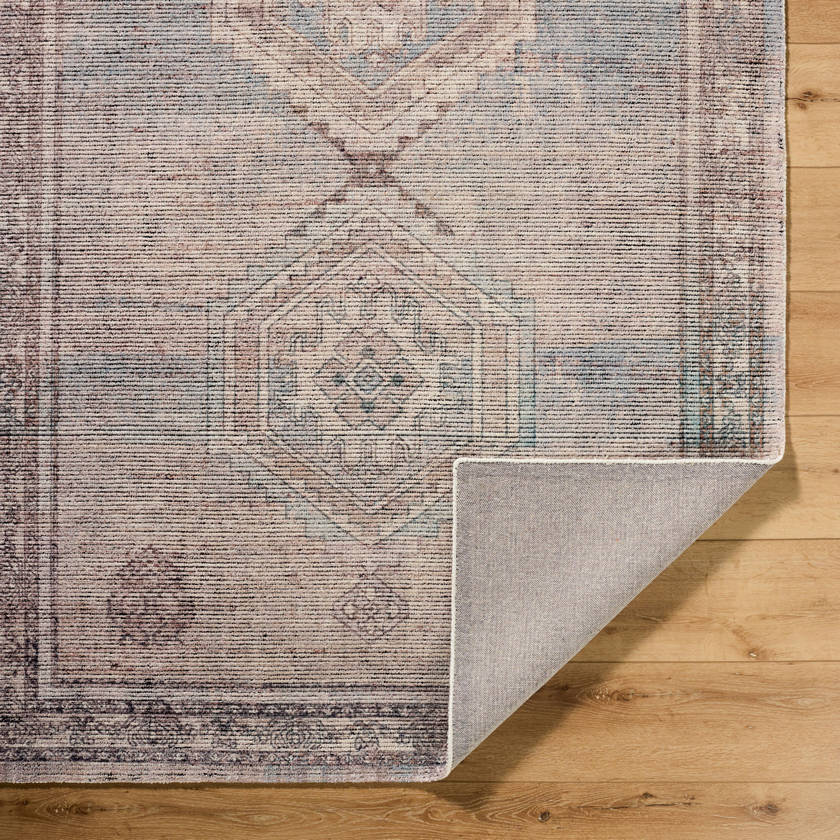 Luverne Traditional Dusty Rose Area Rug