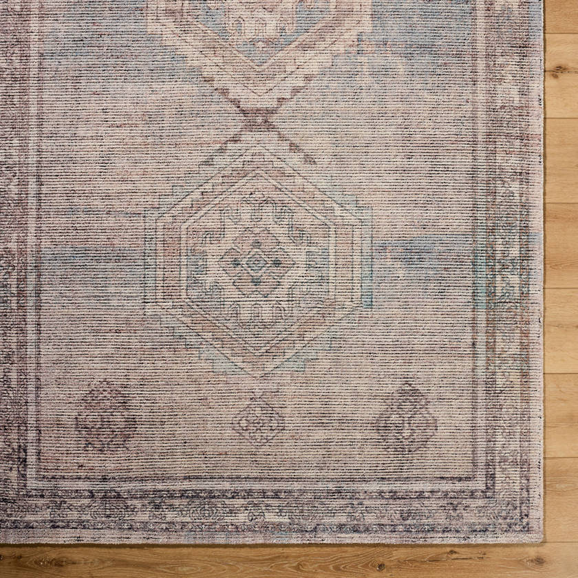 Luverne Traditional Dusty Rose Area Rug