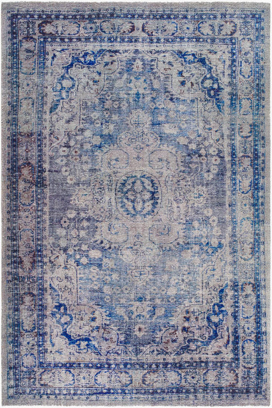 Antone Traditional Cobalt Area Rug