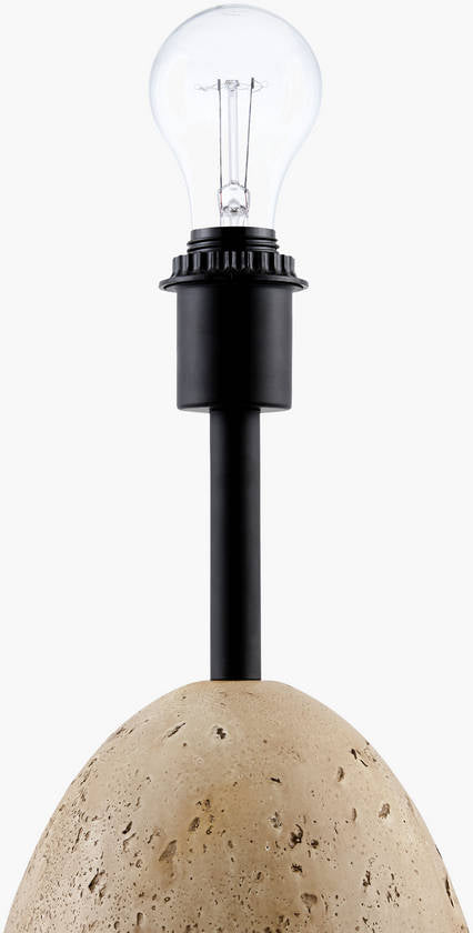 Chandi Traditional Brown Table Lamp