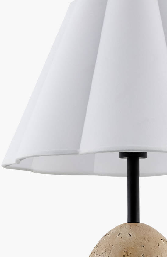 Chandi Traditional Brown Table Lamp