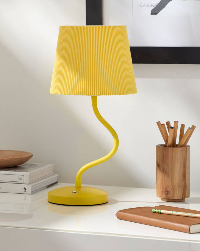 Shaquela Modern Yellow Table Lamp